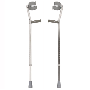 blue forearm crutch